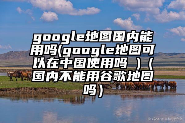 google地图国内能用吗(google地图可以在中国使用吗 )(国内不能用谷歌地图吗)