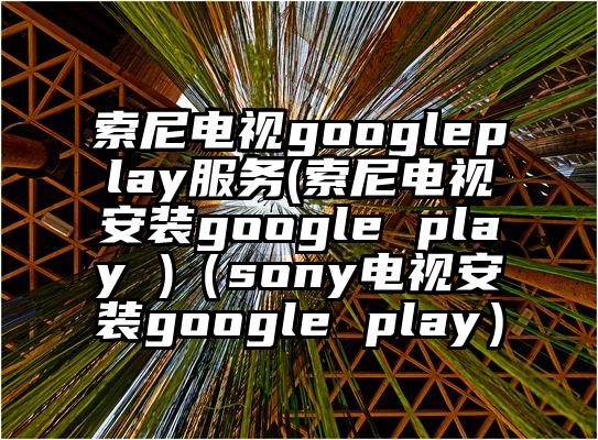 索尼电视googleplay服务(索尼电视安装google play )（sony电视安装google play）