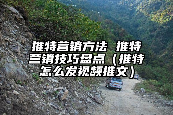 推特营销方法 推特营销技巧盘点（推特怎么发视频推文）