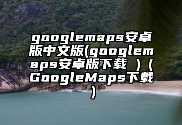 googlemaps安卓版中文版(googlemaps安卓版下载 )(GoogleMaps下载)