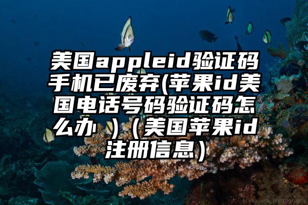 美国appleid验证码手机已废弃(苹果id美国电话号码验证码怎么办 )（美国苹果id注册信息）