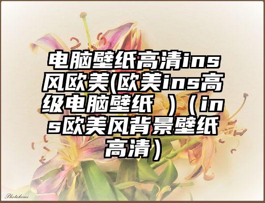 电脑壁纸高清ins风欧美(欧美ins高级电脑壁纸 )（ins欧美风背景壁纸高清）