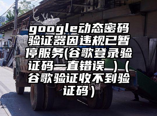 google动态密码验证器因违规已暂停服务(谷歌登录验证码一直错误 )（谷歌验证收不到验证码）