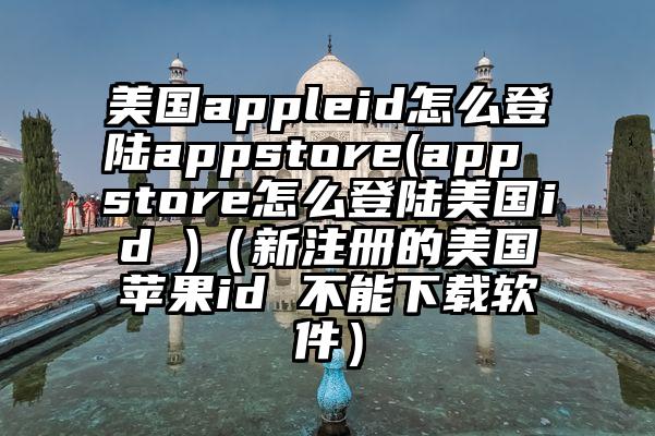 美国appleid怎么登陆appstore(app store怎么登陆美国id )（新注册的美国苹果id 不能下载软件）