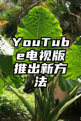 YouTube电视版推出新方法