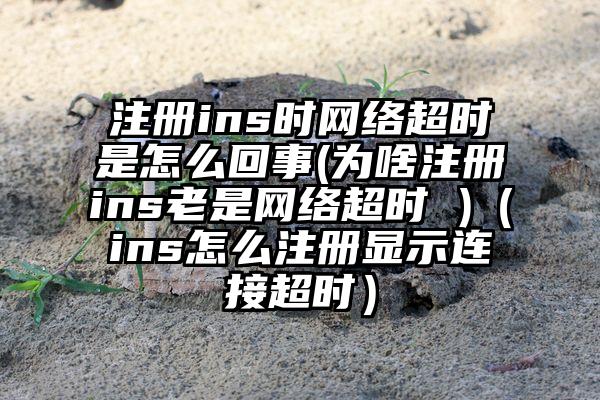 注册ins时网络超时是怎么回事(为啥注册ins老是网络超时 )（ins怎么注册显示连接超时）