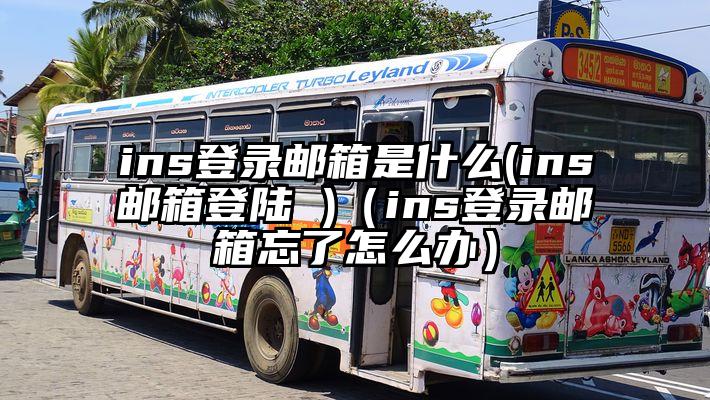 ins登录邮箱是什么(ins邮箱登陆 )（ins登录邮箱忘了怎么办）
