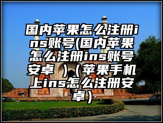 国内苹果怎么注册ins账号(国内苹果怎么注册ins账号安卓 )(苹果手机上ins怎么注册安卓)