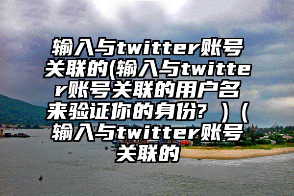 输入与twitter账号关联的(输入与twitter账号关联的用户名来验证你的身份? )（输入与twitter账号关联的