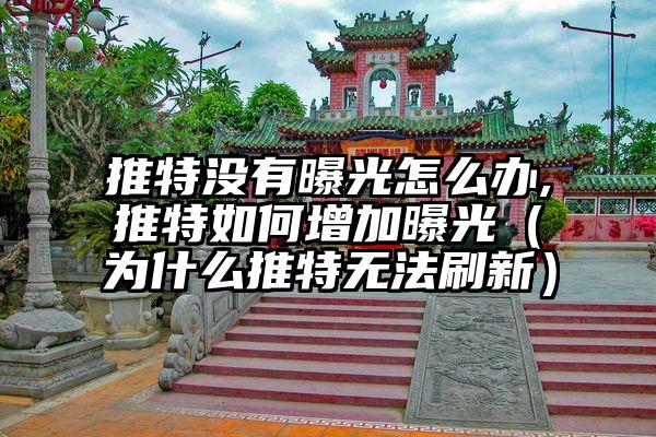 推特没有曝光怎么办,推特如何增加曝光（为什么推特无法刷新）