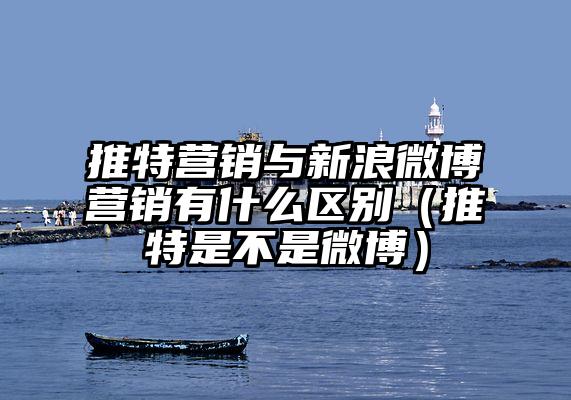 推特营销与新浪微博营销有什么区别(推特是不是微博)