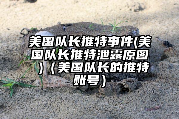 美国队长推特事件(美国队长推特泄露原图 )（美国队长的推特账号）