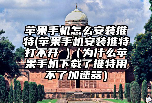 苹果手机怎么安装推特(苹果手机安装推特打不开 )（为什么苹果手机下载了推特用不了加速器）