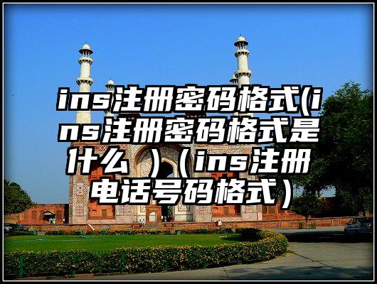 ins注册密码格式(ins注册密码格式是什么 )（ins注册电话号码格式）