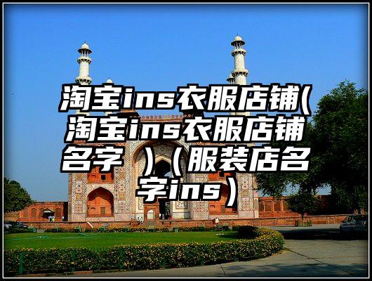 淘宝ins衣服店铺(淘宝ins衣服店铺名字 )（服装店名字ins）