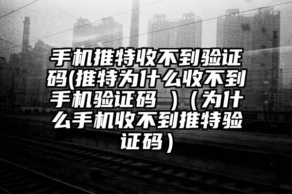 手机推特收不到验证码(推特为什么收不到手机验证码 )（为什么手机收不到推特验证码）