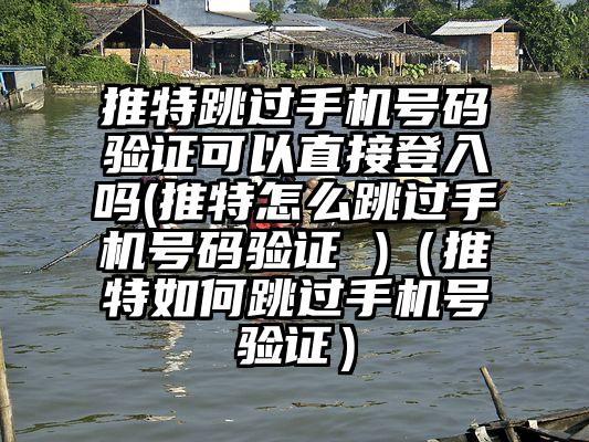 推特跳过手机号码验证可以直接登入吗(推特怎么跳过手机号码验证 )（推特如何跳过手机号验证）