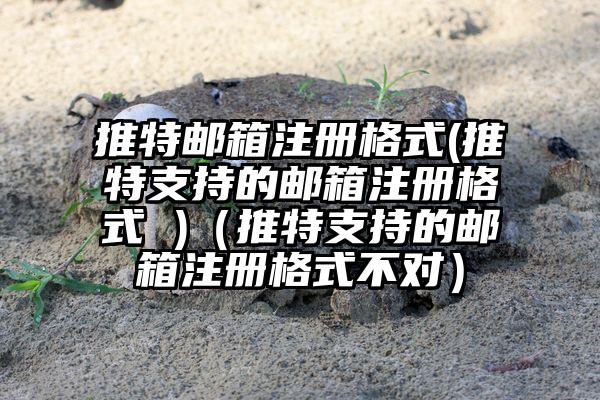 推特邮箱注册格式(推特支持的邮箱注册格式 )（推特支持的邮箱注册格式不对）