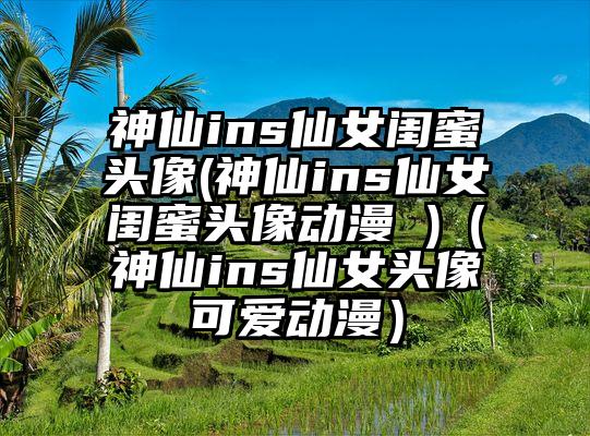 神仙ins仙女闺蜜头像(神仙ins仙女闺蜜头像动漫 )（神仙ins仙女头像可爱动漫）