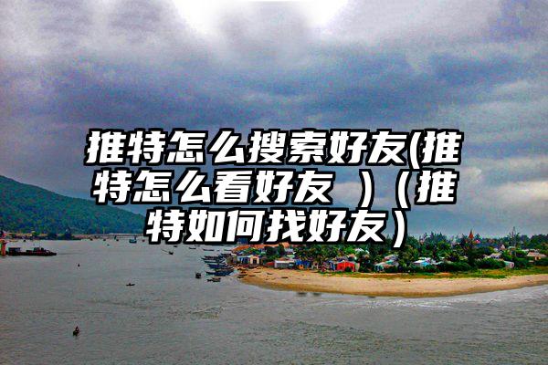 推特怎么搜索好友(推特怎么看好友 )（推特如何找好友）