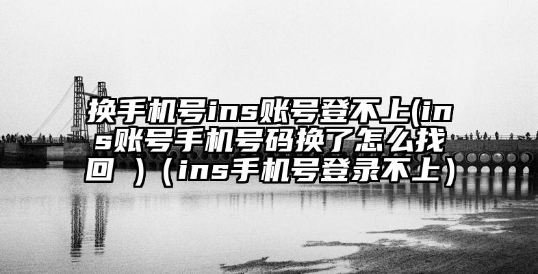 换手机号ins账号登不上(ins账号手机号码换了怎么找回 )（ins手机号登录不上）