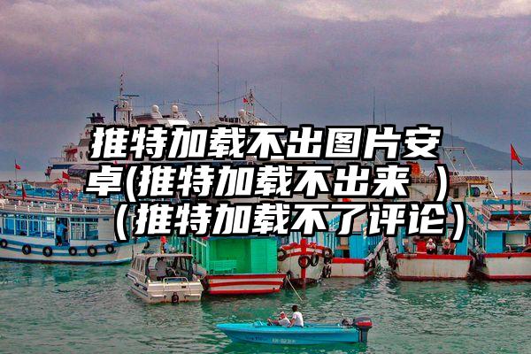 推特加载不出图片安卓(推特加载不出来 )（推特加载不了评论）