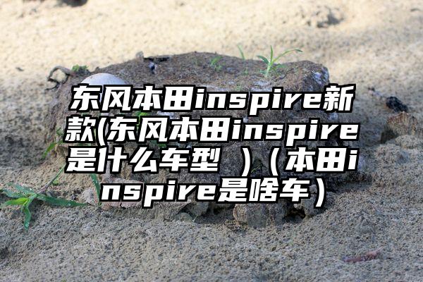 东风本田inspire新款(东风本田inspire是什么车型 )（本田inspire是啥车）