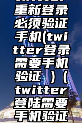 twitter重新登录必须验证手机(twitter登录需要手机验证 )（twitter登陆需要手机验证码）