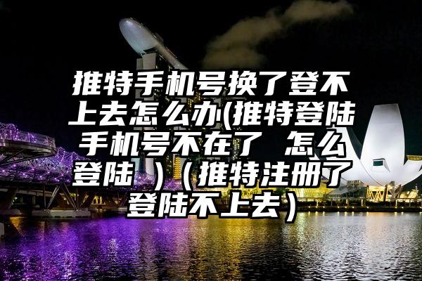 推特手机号换了登不上去怎么办(推特登陆手机号不在了 怎么登陆 )（推特注册了登陆不上去）