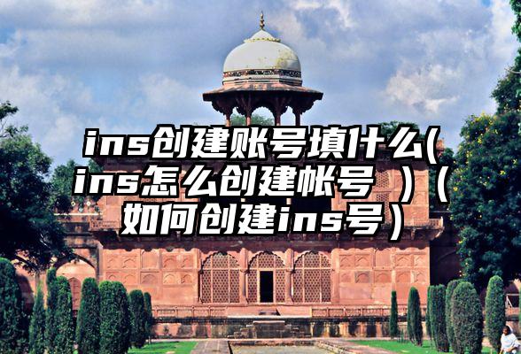 ins创建账号填什么(ins怎么创建帐号 )（如何创建ins号）
