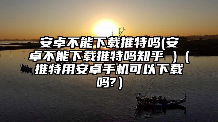 安卓不能下载推特吗(安卓不能下载推特吗知乎 )（推特用安卓手机可以下载吗?）