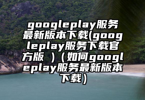 googleplay服务最新版本下载(googleplay服务下载官方版 )（如何googleplay服务最新版本下载）