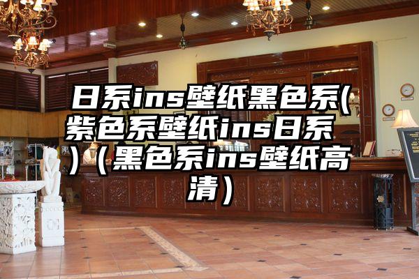 日系ins壁纸黑色系(紫色系壁纸ins日系 )（黑色系ins壁纸高清）