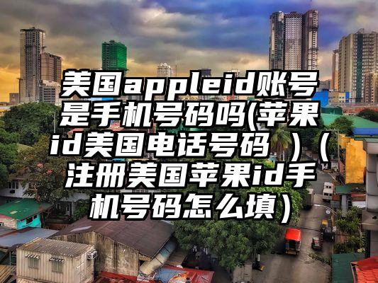 美国appleid账号是手机号码吗(苹果id美国电话号码 )（注册美国苹果id手机号码怎么填）