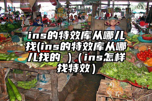 ins的特效库从哪儿找(ins的特效库从哪儿找的 )（ins怎样找特效）