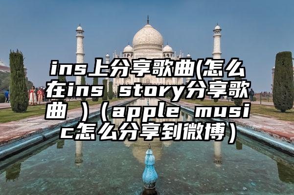 ins上分享歌曲(怎么在ins story分享歌曲 )（apple music怎么分享到微博）