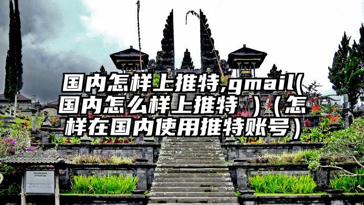 国内怎样上推特,gmail(国内怎么样上推特 )（怎样在国内使用推特账号）
