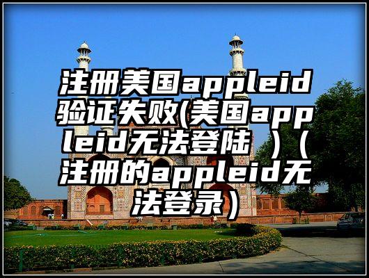 注册美国appleid验证失败(美国appleid无法登陆 )（注册的appleid无法登录）