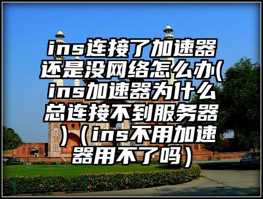 ins连接了加速器还是没网络怎么办(ins加速器为什么总连接不到服务器 )（ins不用加速器用不了吗）