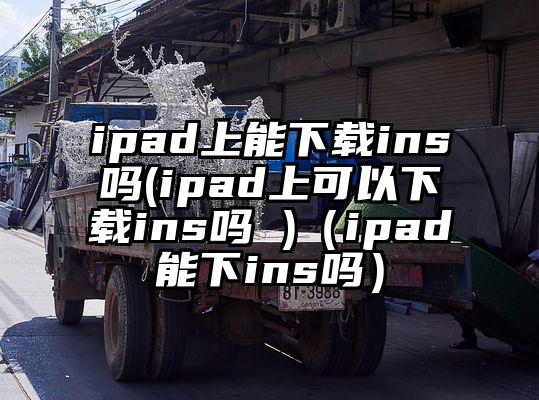 ipad上能下载ins吗(ipad上可以下载ins吗 )（ipad能下ins吗）