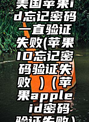 美国苹果id忘记密码一直验证失败(苹果ID忘记密码验证失败 )（苹果apple id密码验证失败）