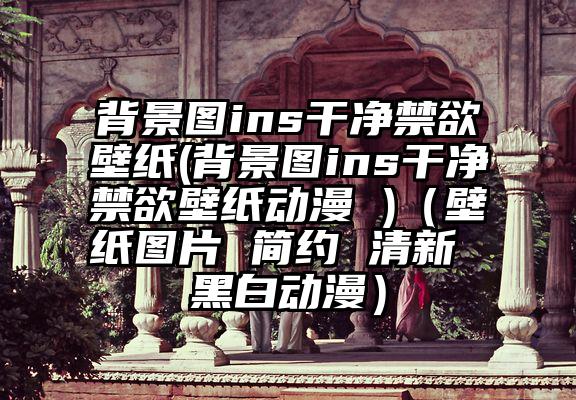 背景图ins干净禁欲壁纸(背景图ins干净禁欲壁纸动漫 )（壁纸图片 简约 清新 黑白动漫）