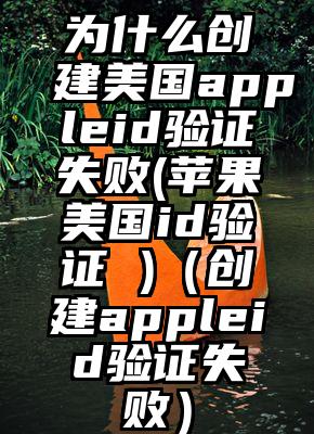 为什么创建美国appleid验证失败(苹果美国id验证 )（创建appleid验证失败）