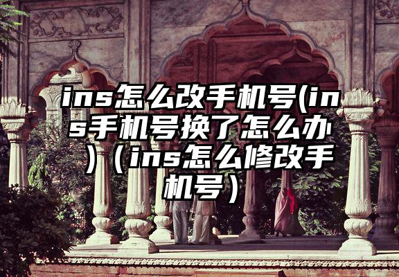ins怎么改手机号(ins手机号换了怎么办 )（ins怎么修改手机号）