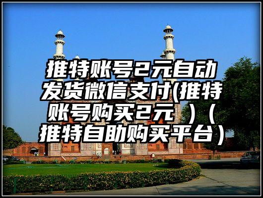 推特账号2元自动发货微信支付(推特账号购买2元 )（推特自助购买平台）