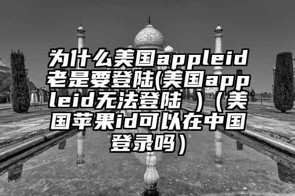 为什么美国appleid老是要登陆(美国appleid无法登陆 )（美国苹果id可以在中国登录吗）