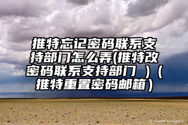 推特忘记密码联系支持部门怎么弄(推特改密码联系支持部门 )（推特重置密码邮箱）