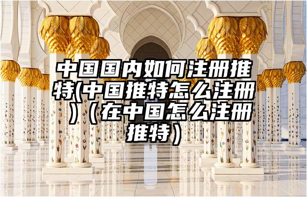 中国国内如何注册推特(中国推特怎么注册 )（在中国怎么注册推特）