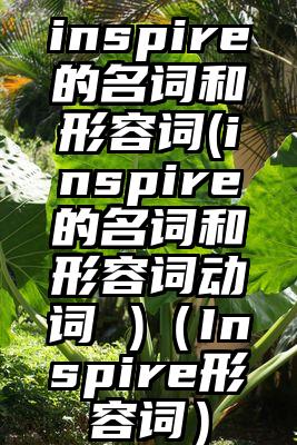 inspire的名词和形容词(inspire的名词和形容词动词 )（Inspire形容词）