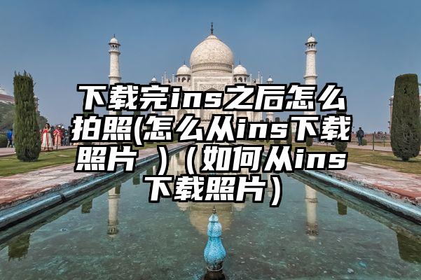 下载完ins之后怎么拍照(怎么从ins下载照片 )（如何从ins下载照片）